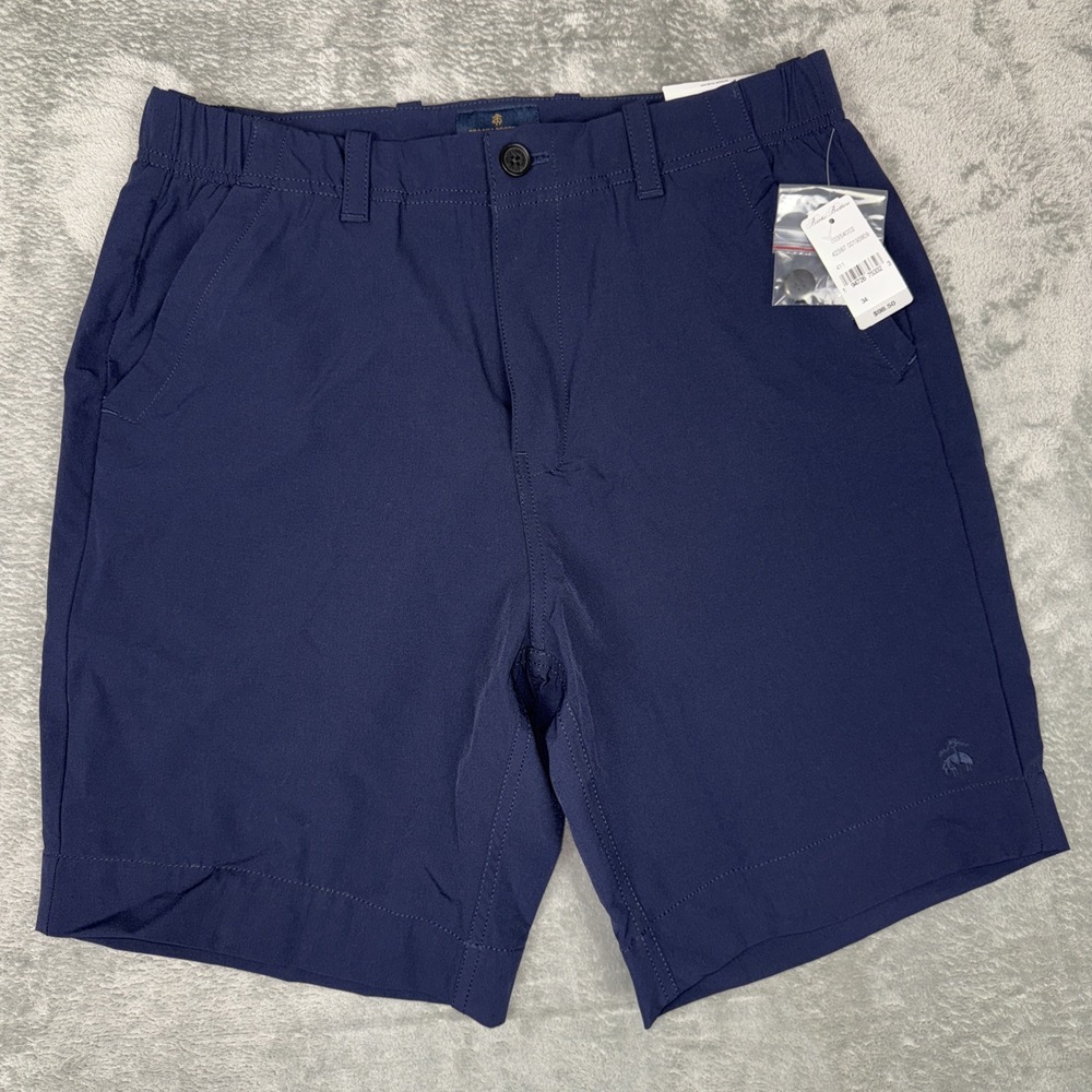 Brooks Brothers Golf  9" Inseam Shorts - Navy - 34W - New- Retail $98.50‎